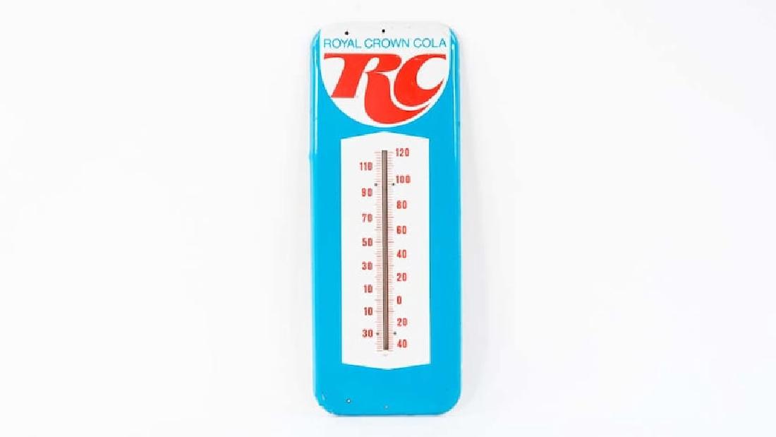 RC Cola Thermometer SSTE 10 In X 26 In.: - 10 in x 26 in. - Single-Sided Tin Embossed