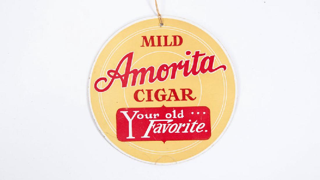 Amorita Cigar Paper Sign 7 In. X 7 In. (1 of 2)
