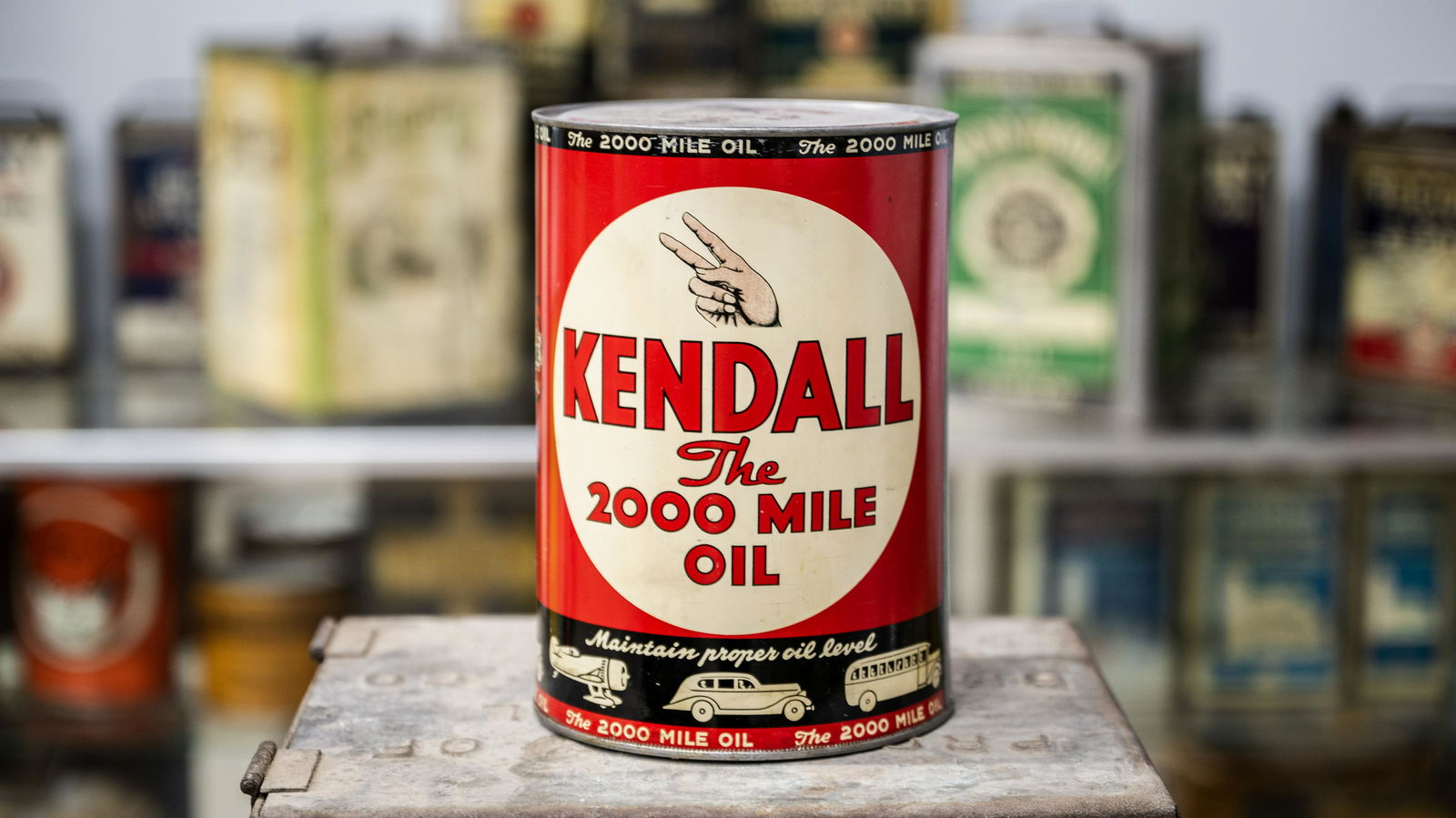 Kendall The 2000 Mile Oil 5-Quart Oil Can (1 of 6)
