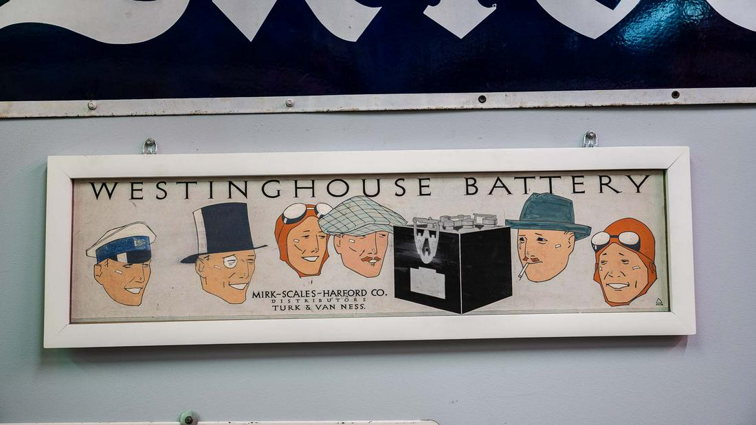 Westinghouse Battery Paper Advertising Sign (1 of 6)