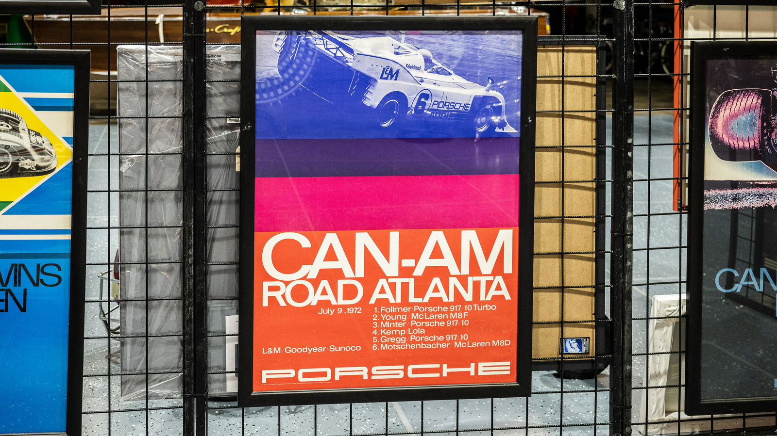 1972 Porsche Can-Am Road Atlanta Framed Poster (1 of 5)