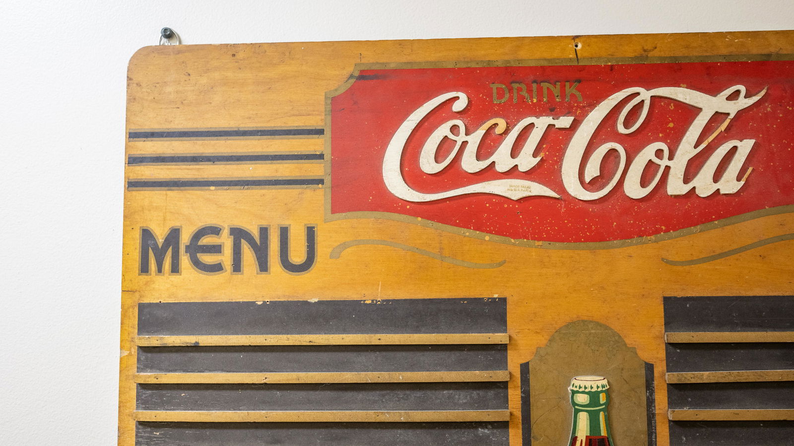 Coca-Cola Single-Sided Wooden Menu Board (1 of 5)