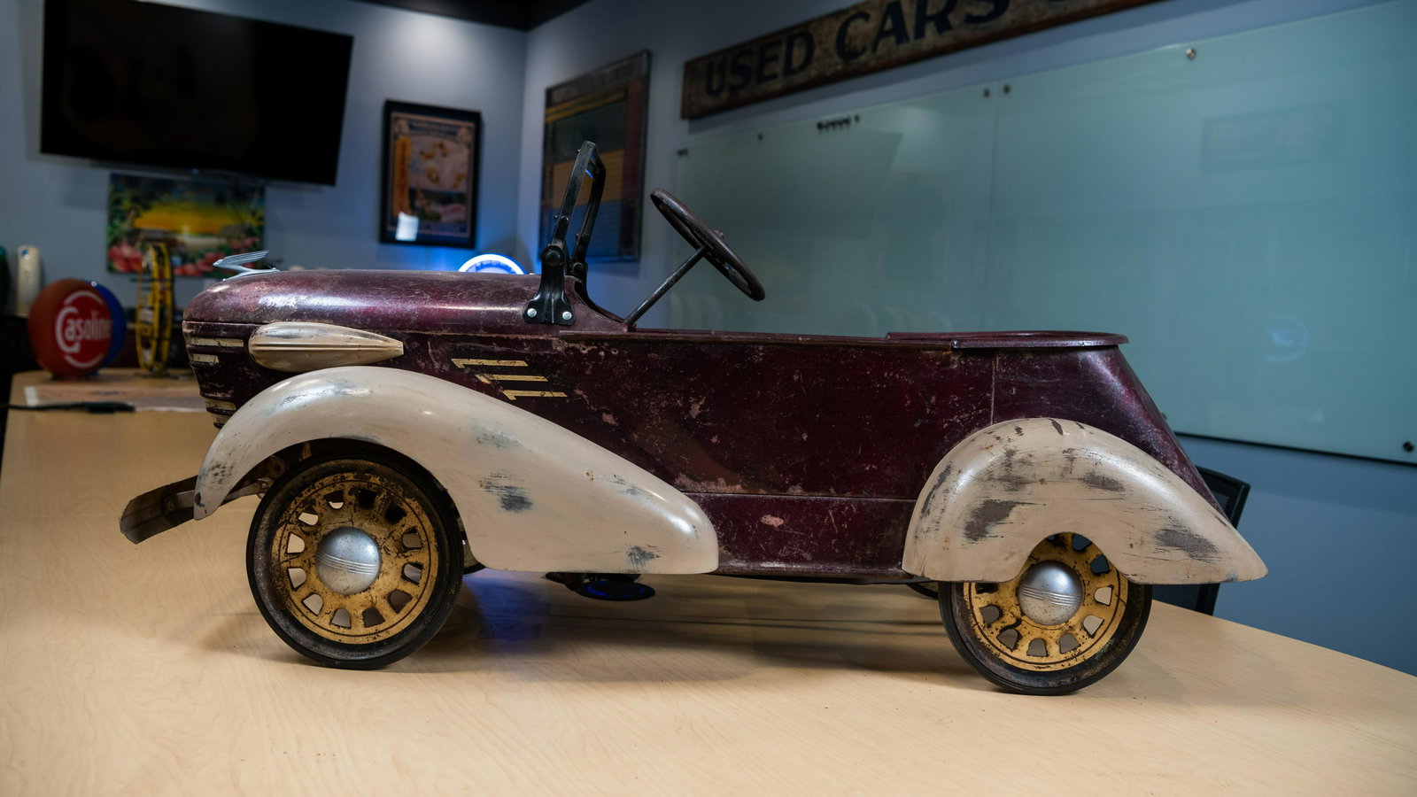 1963 American National Skippy Shark Nose Graham Pedal Car (1 of 14)