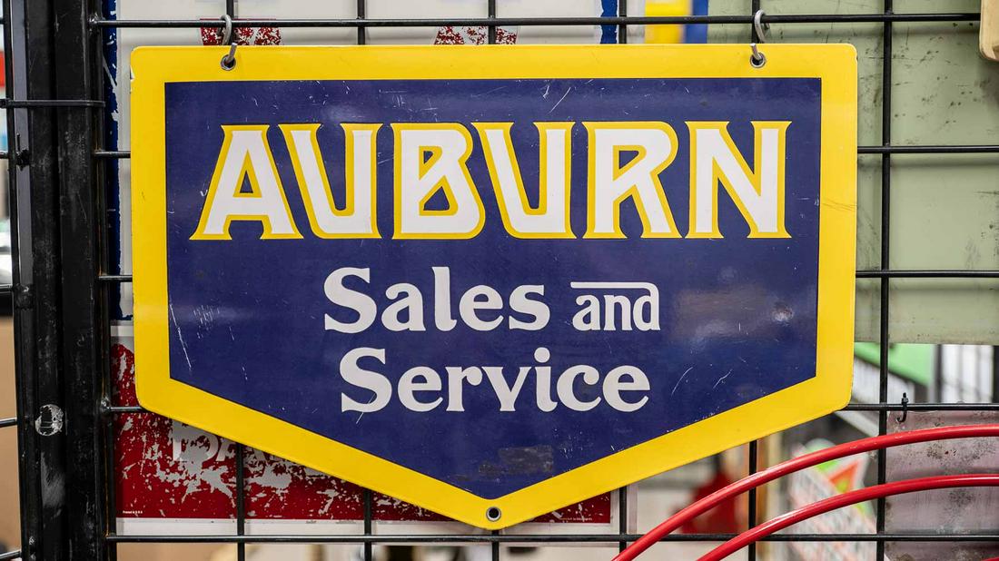 Auburn Single-Sided Tin Sign (1 of 6)