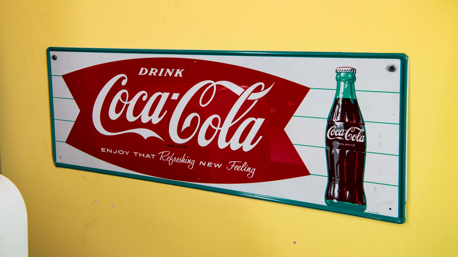 1927 Coca-Cola Single-Sided Tin Sign (1 of 7)