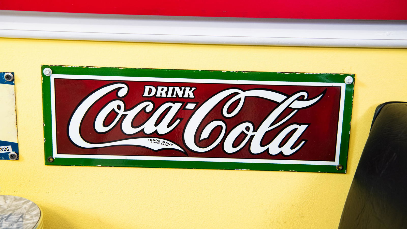 Coca-Cola Single-Sided Porcelain Sign (1 of 3)