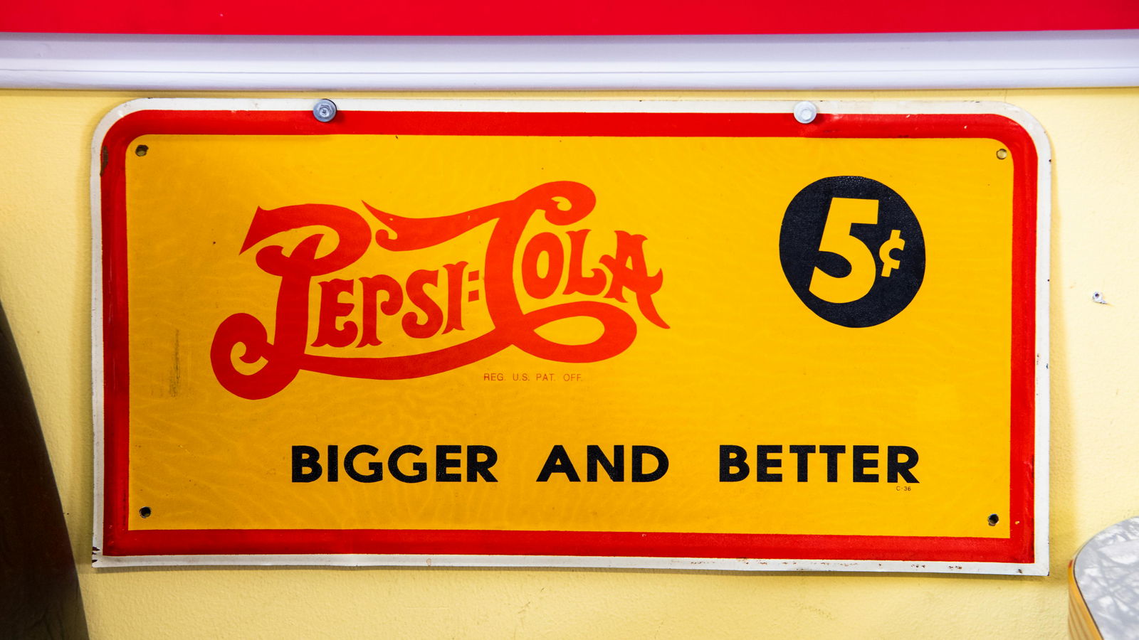 Pepsi-Cola Single-Sided Tin Sign (1 of 6)