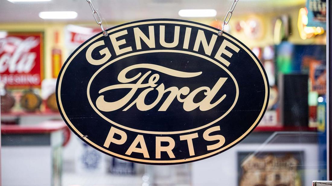 Ford Double-Sided Tin Sign (1 of 11)