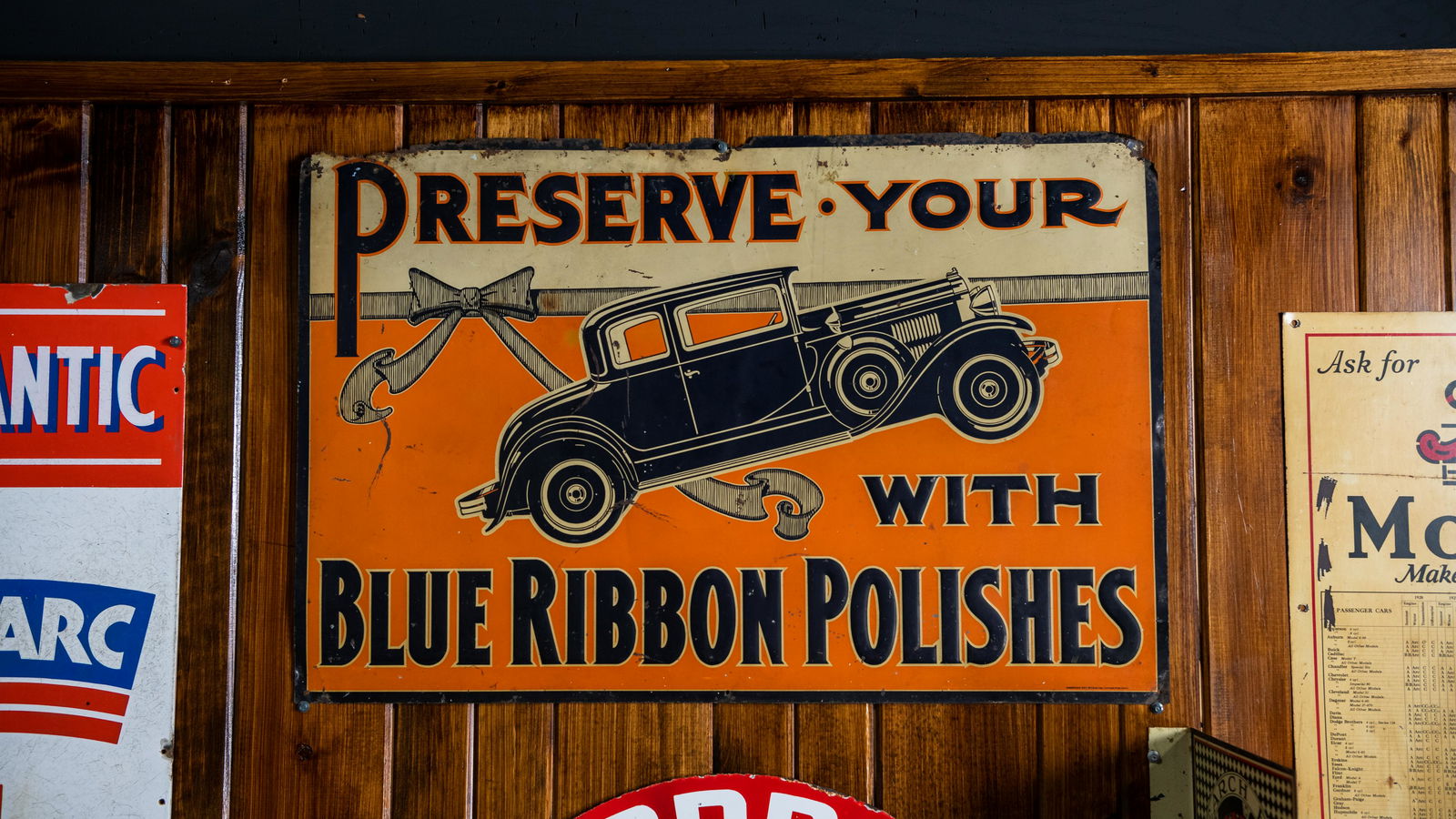 Blue Ribbon Polishes Single-Sided Embossed Tin Sign (1 of 9)