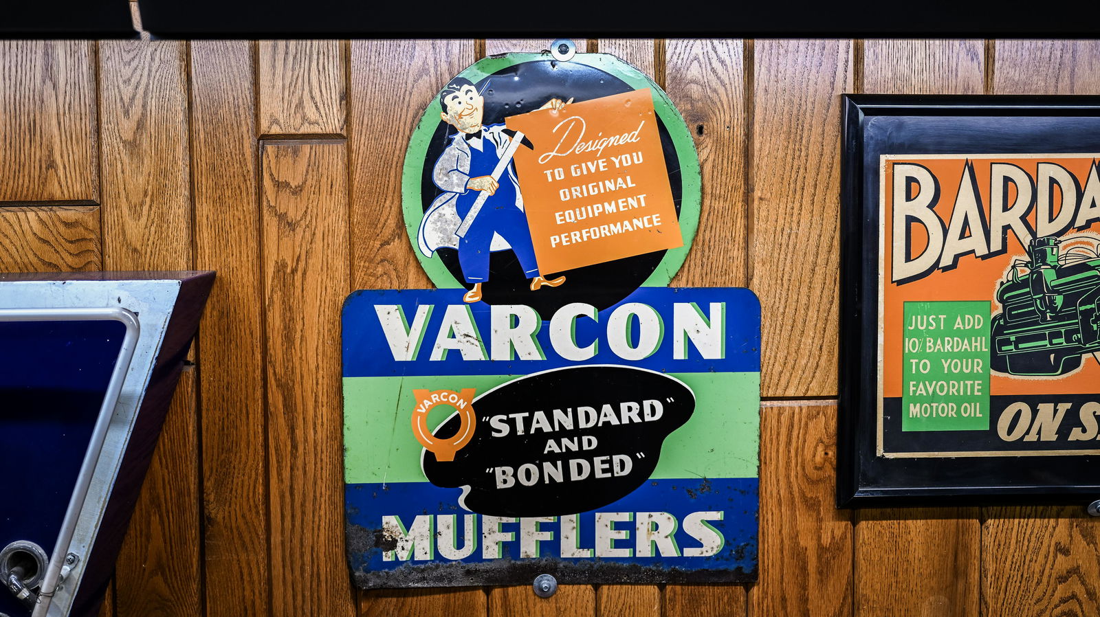 Varcon Mufflers Single-Sided Tin Sign (1 of 5)