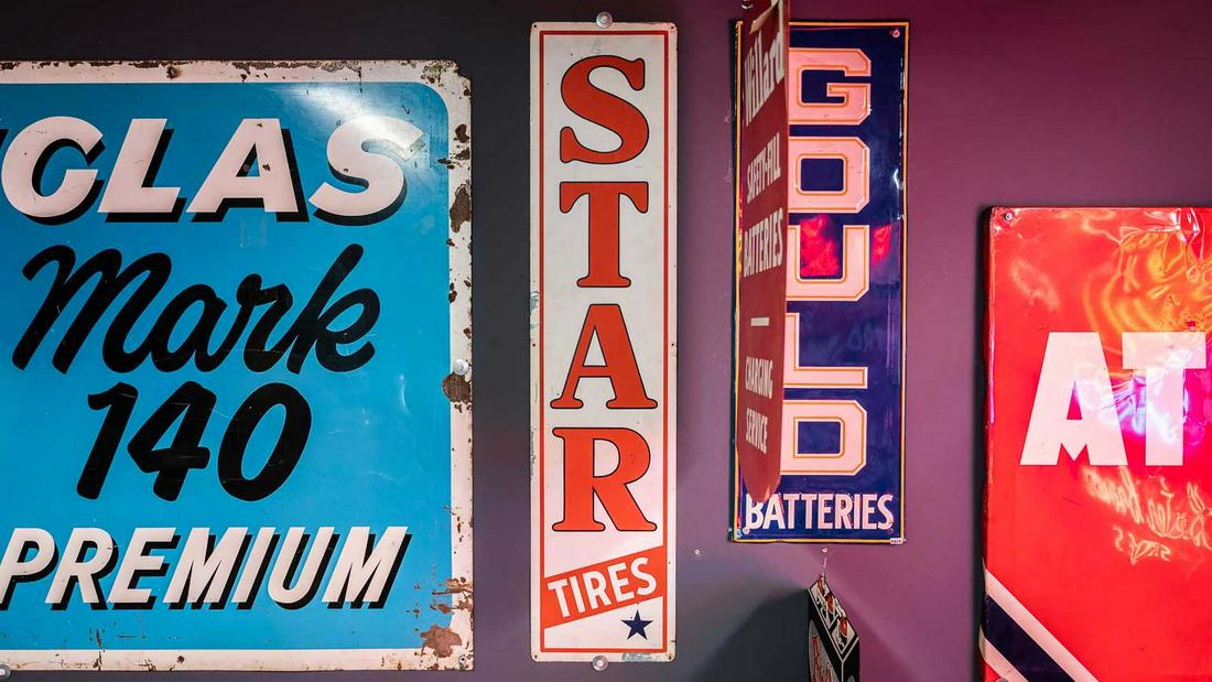 1965 Star Tires Single-Sided Tin Sign (1 of 8)