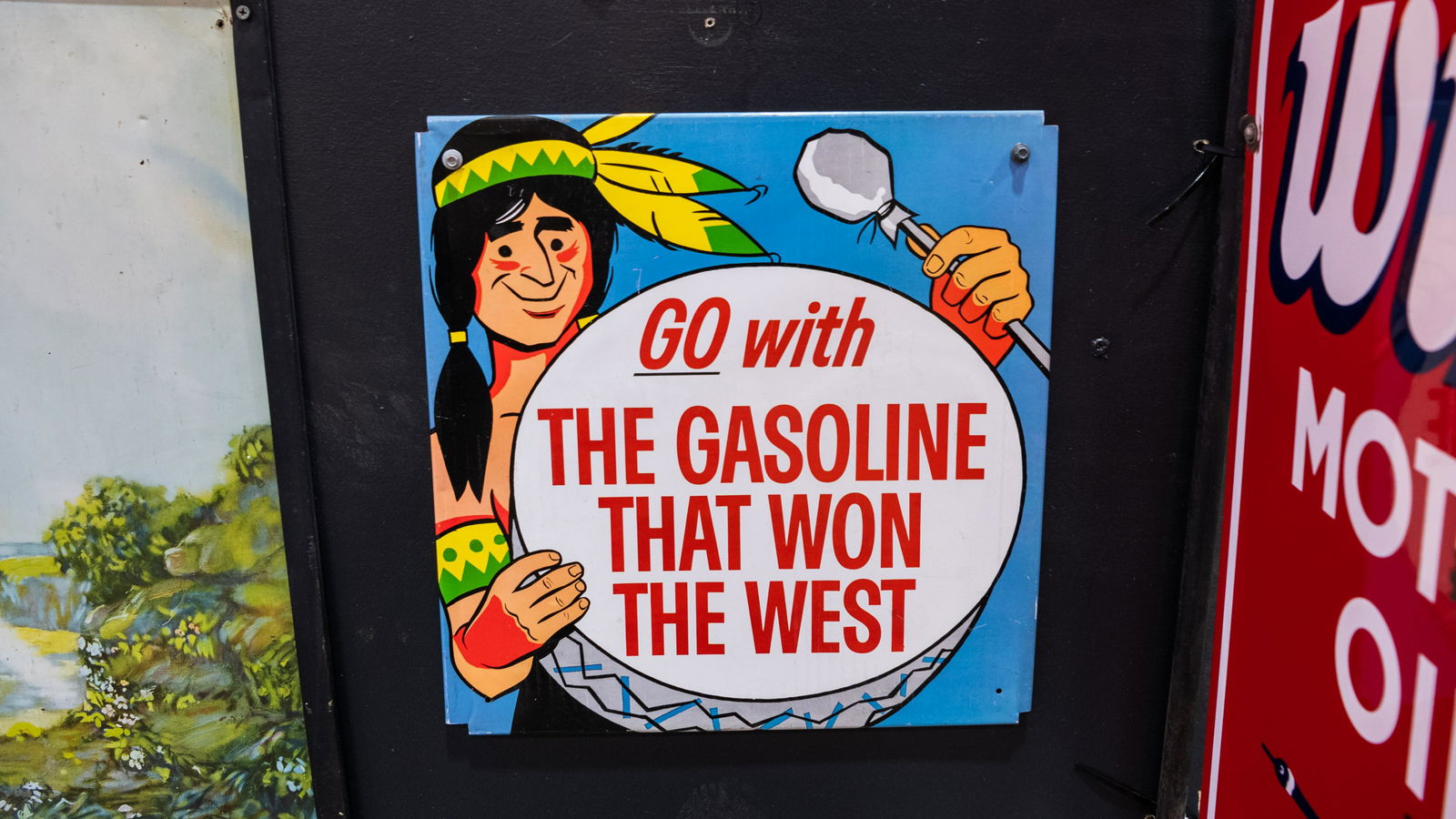 Phillips 66 Single-Sided Tin Sign (1 of 6)
