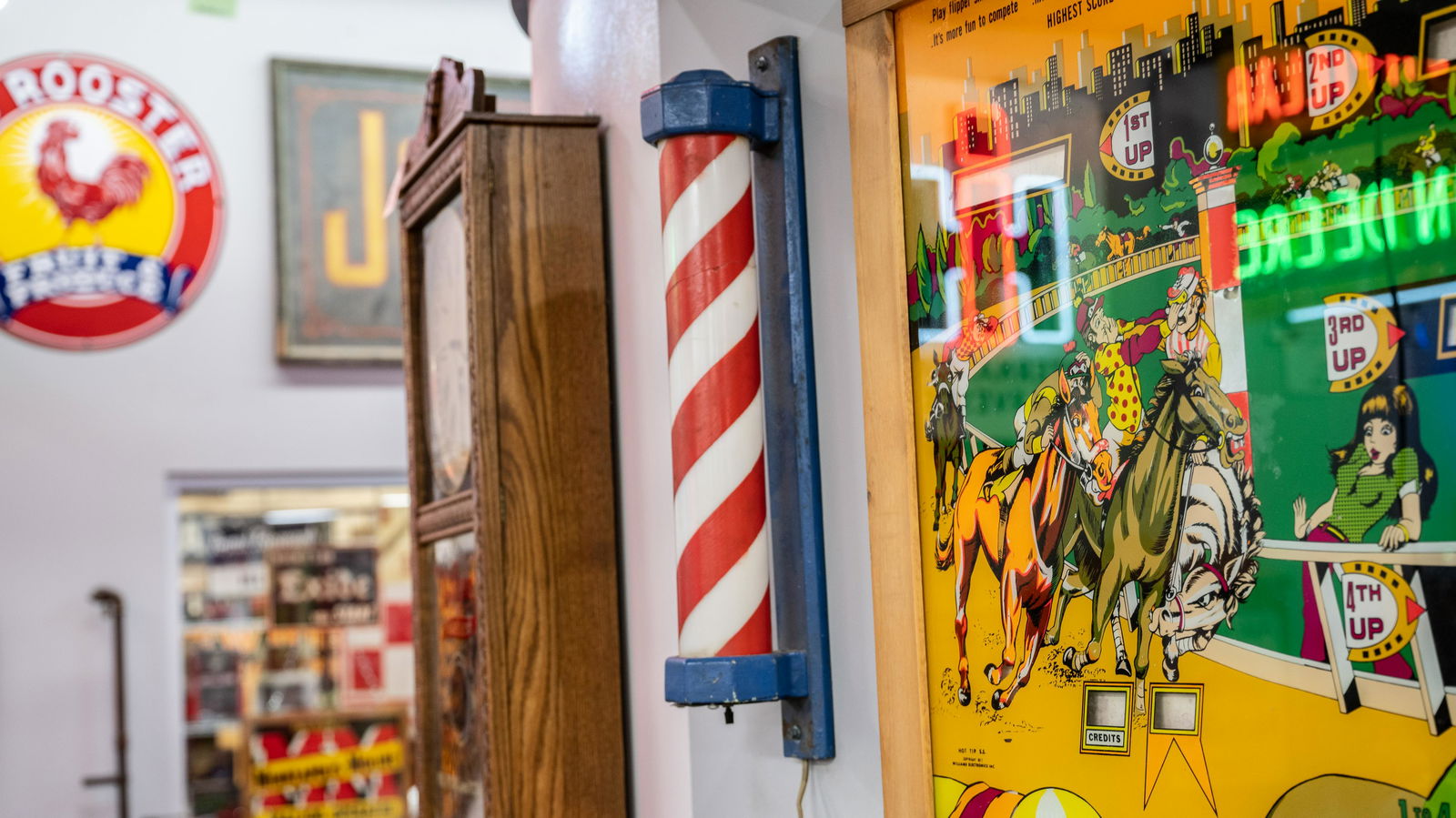 1930s-1940s Barber Pole Sign (1 of 4)