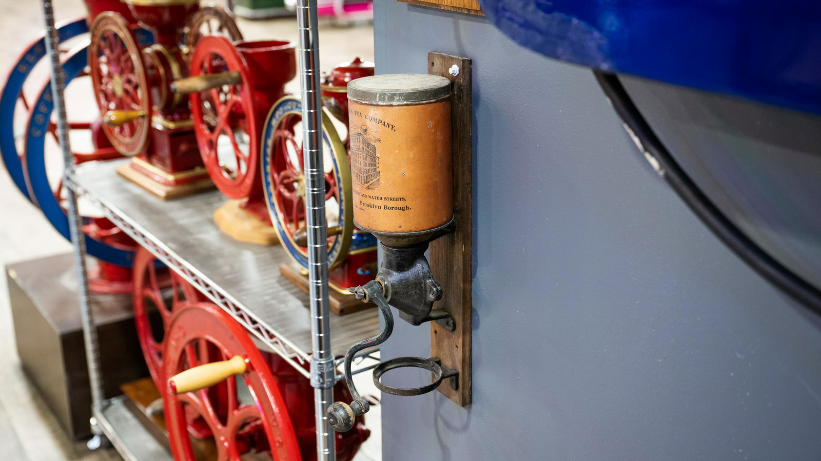 Grand Union Tea Company Wall-Mounted Coffee Grinder (1 of 4)