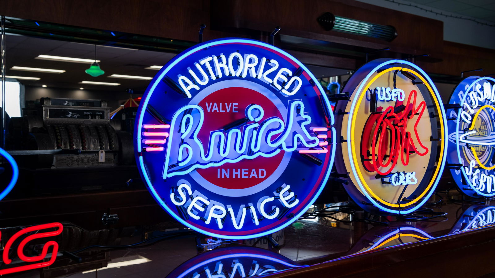 Buick Authorized Service Single-Sided Neon Sign (1 of 3)