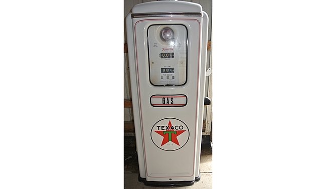 M244 - Texaco Tokheim 39 Gas Pump: Texaco Tokheim 39 Gas Pump