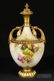 A Royal Worcester two-handled vase & cover, painted - 3