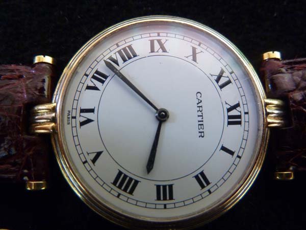 Cartier Vendome Paris, a gentleman's tri-coloured 18ct (1 of 2)