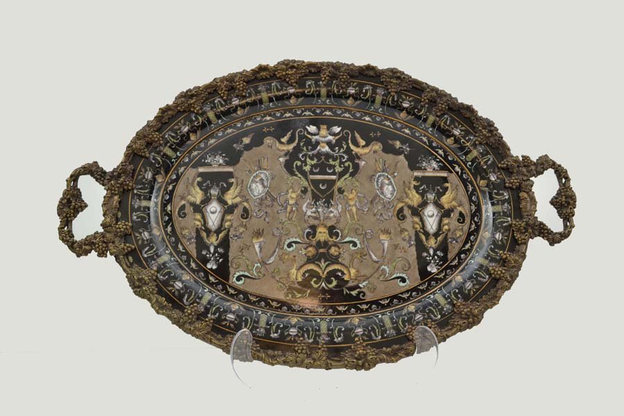 A modern French porcelain decorative metal mounted (1 of 1)