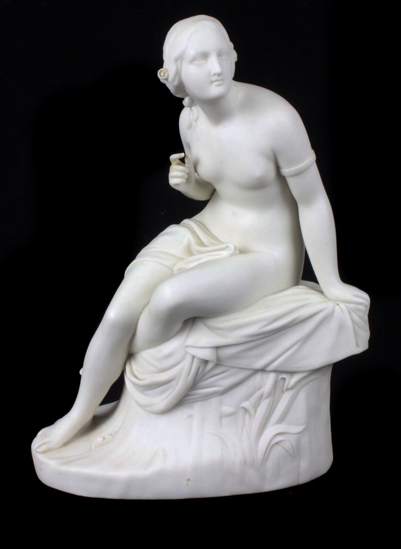 A Copeland Parian porcelain figure of Sabrina, after (1 of 5)