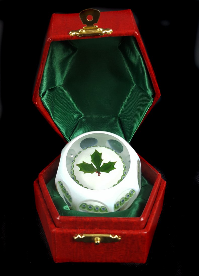 A Perthshire glass paperweight, 1978 Christmas edition, (1 of 2)