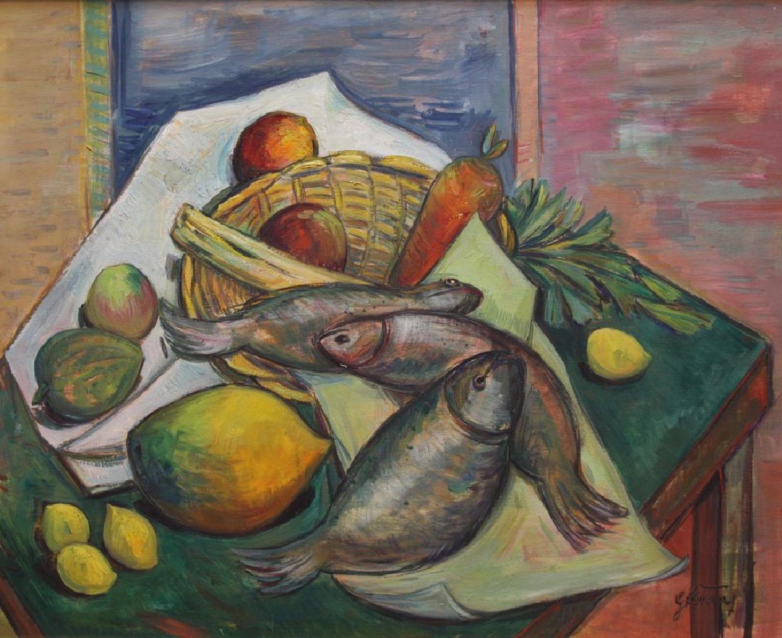 Still Life with Fish, Fruit and Vegetables (1 of 5)