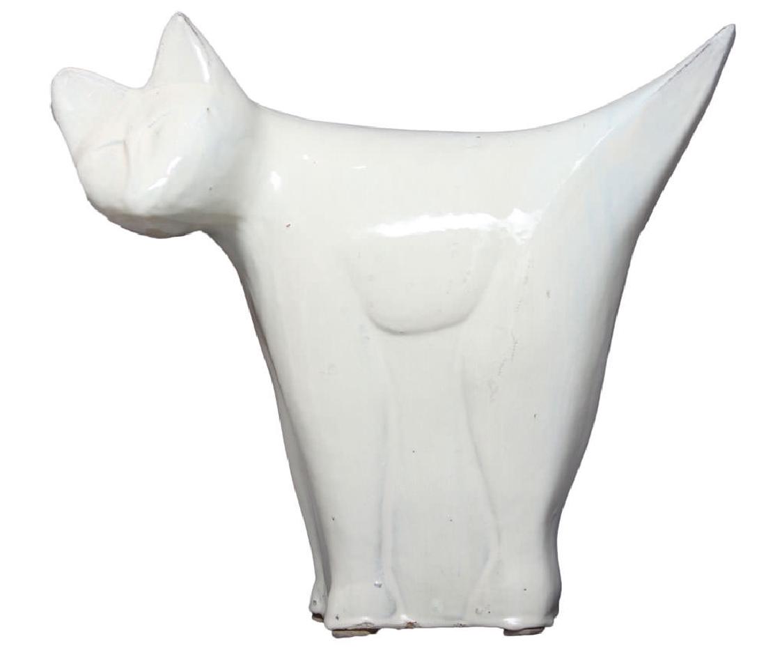 A Ceramic Sculpture of a Cat, 20th century American (1 of 4)