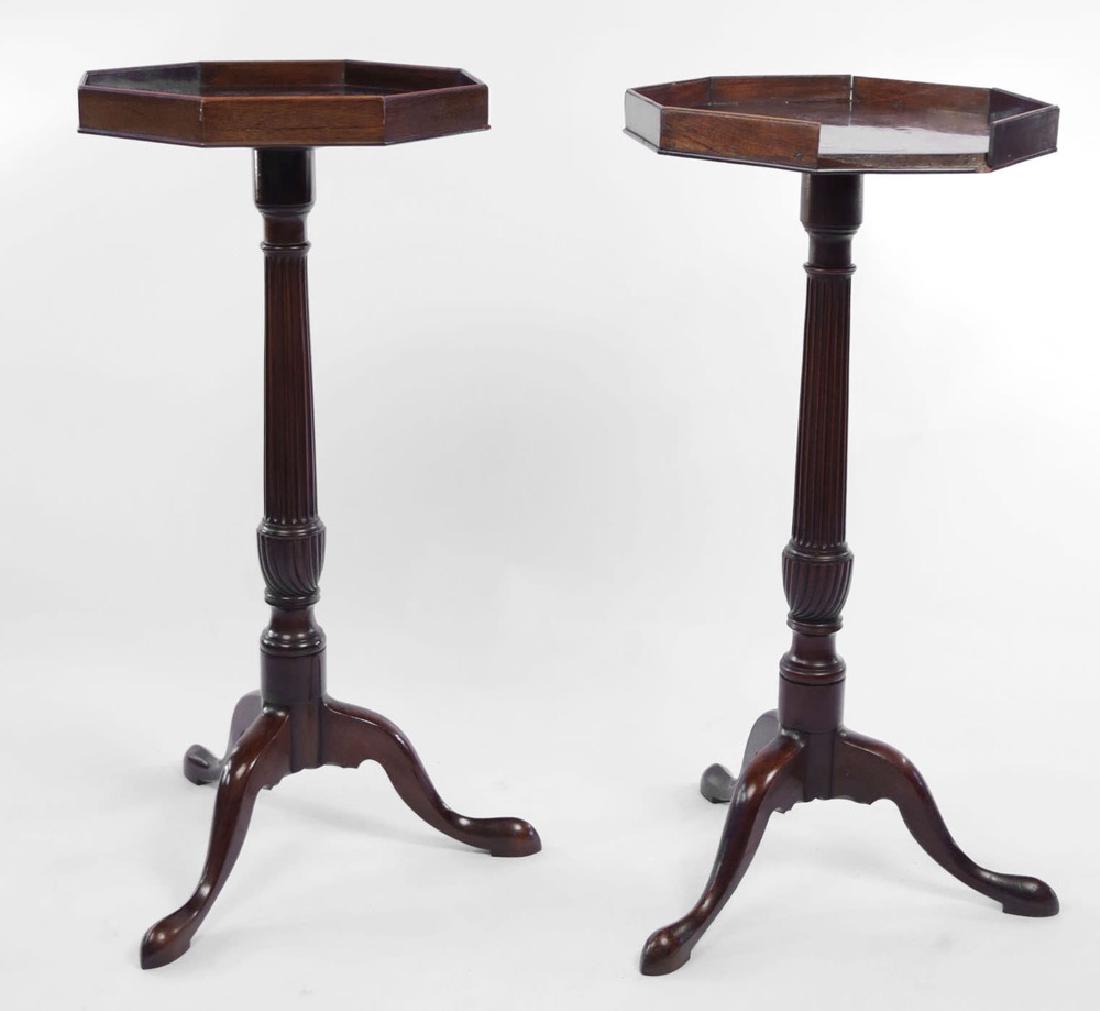 Pair George III Mahogany Torcheres, ca. 1790 (1 of 5)