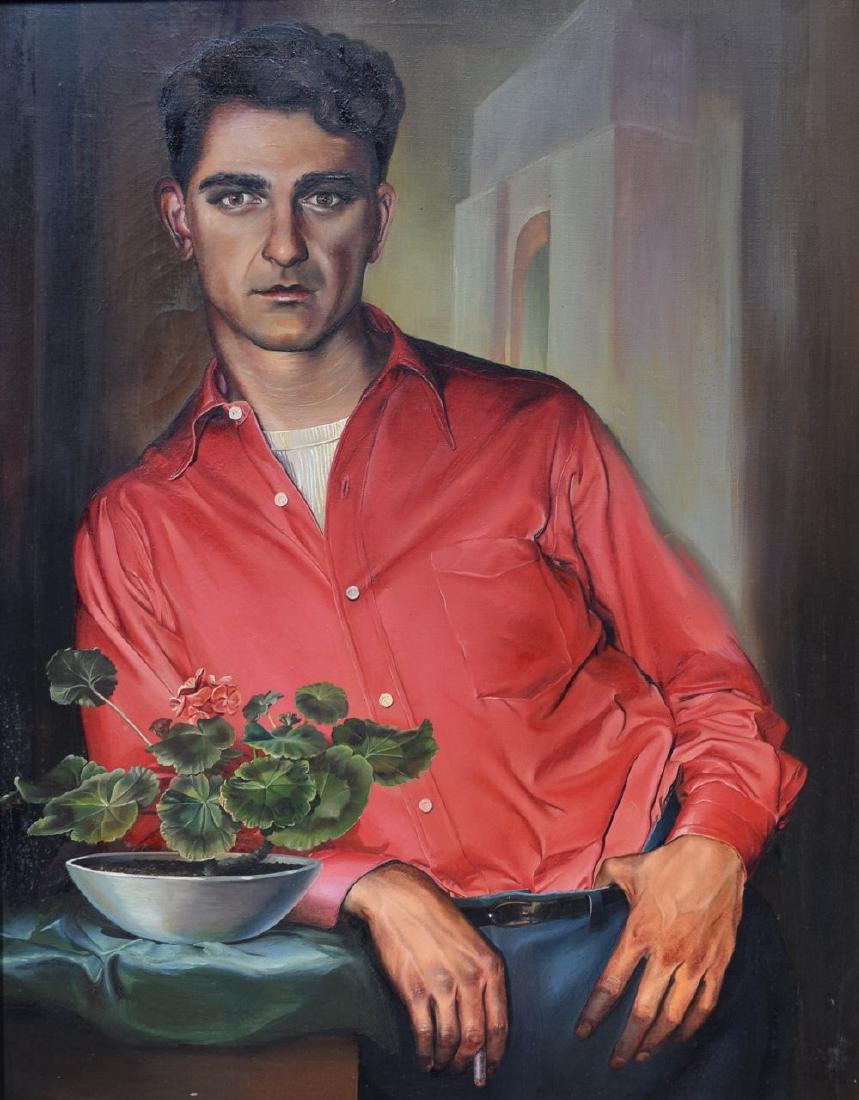 Ruth Bellitto (American 1922 - 1997) Portrait of a Man (1 of 5)