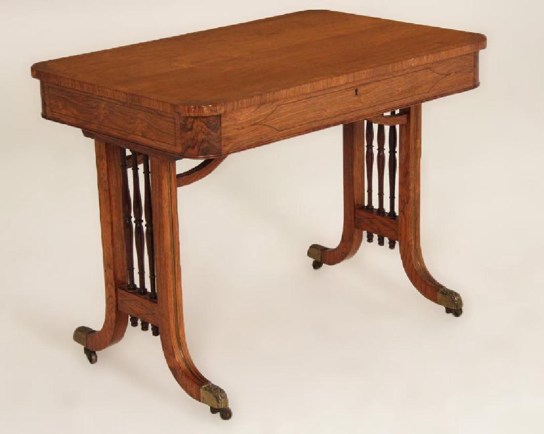 A Regency Rosewood Writing Desk / Side Table, ca. 1815 (1 of 3)