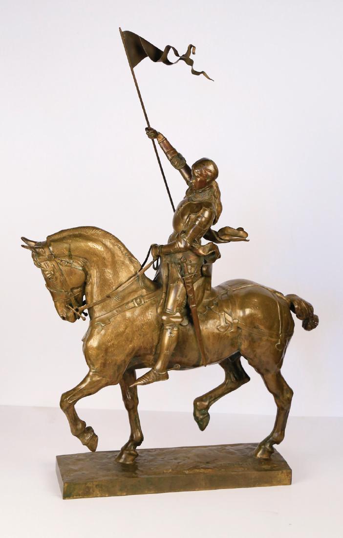Emmanuel Fremiet (French 1824 - 1910)  Jeanne d'Arc (1 of 11)
