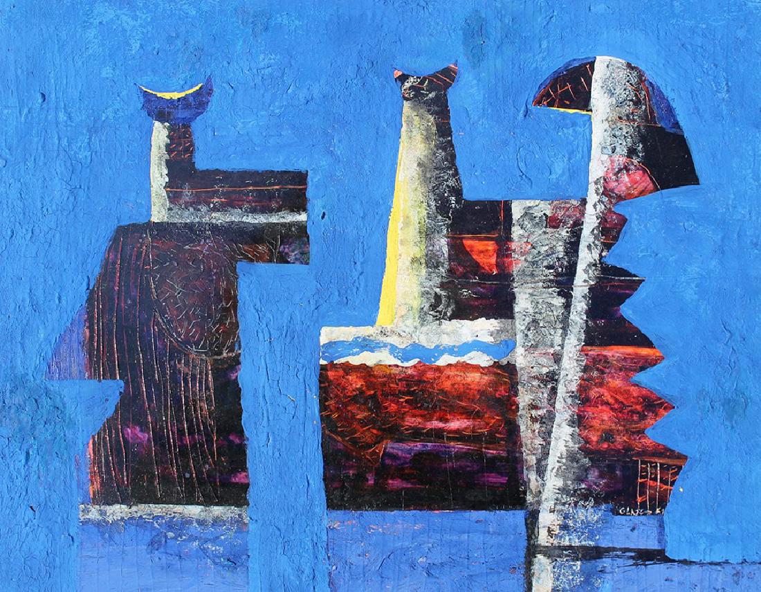 Joseph Glasco (American 1925 - 1996) The Game, 1961 (1 of 7)