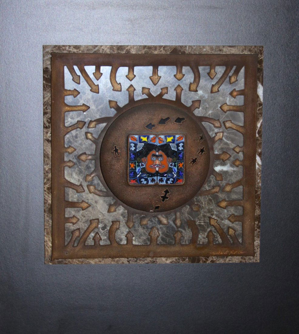 Richard Ritter (American, Born 1940)  Orange Portait (1 of 4)