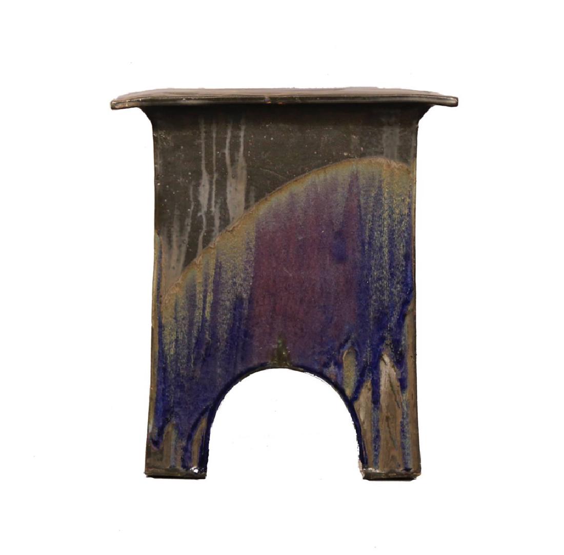 Eric O'Leary (American, 20thc.)  Glazed Ceramic Stand (1 of 6)
