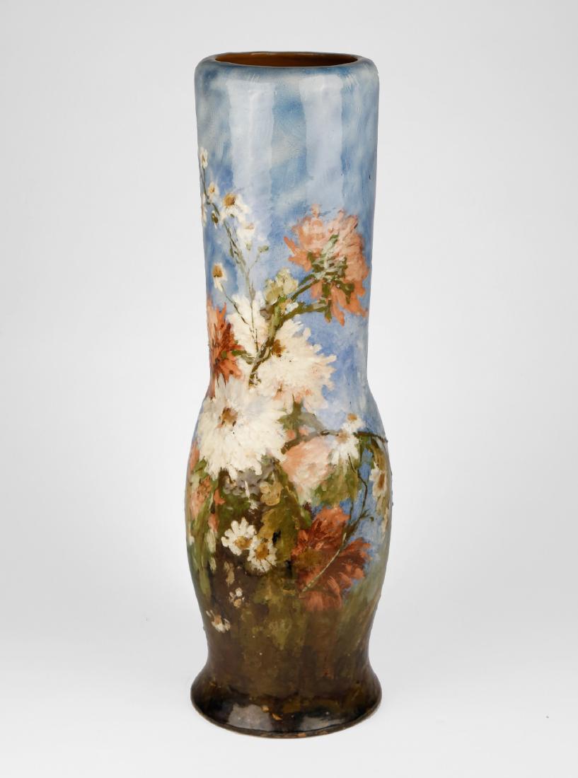 A French Limoges Polychrome Vase with Floral Motif, (1 of 10)