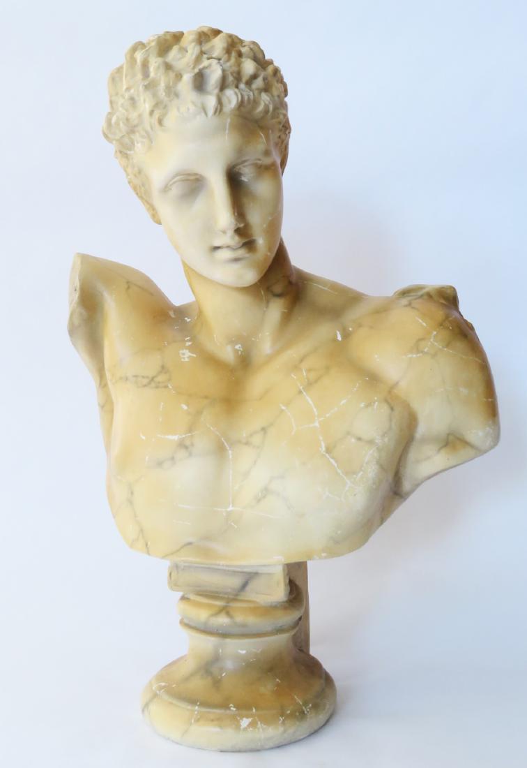 Classical Decorated Composition Bust of Hermes (1 of 6)