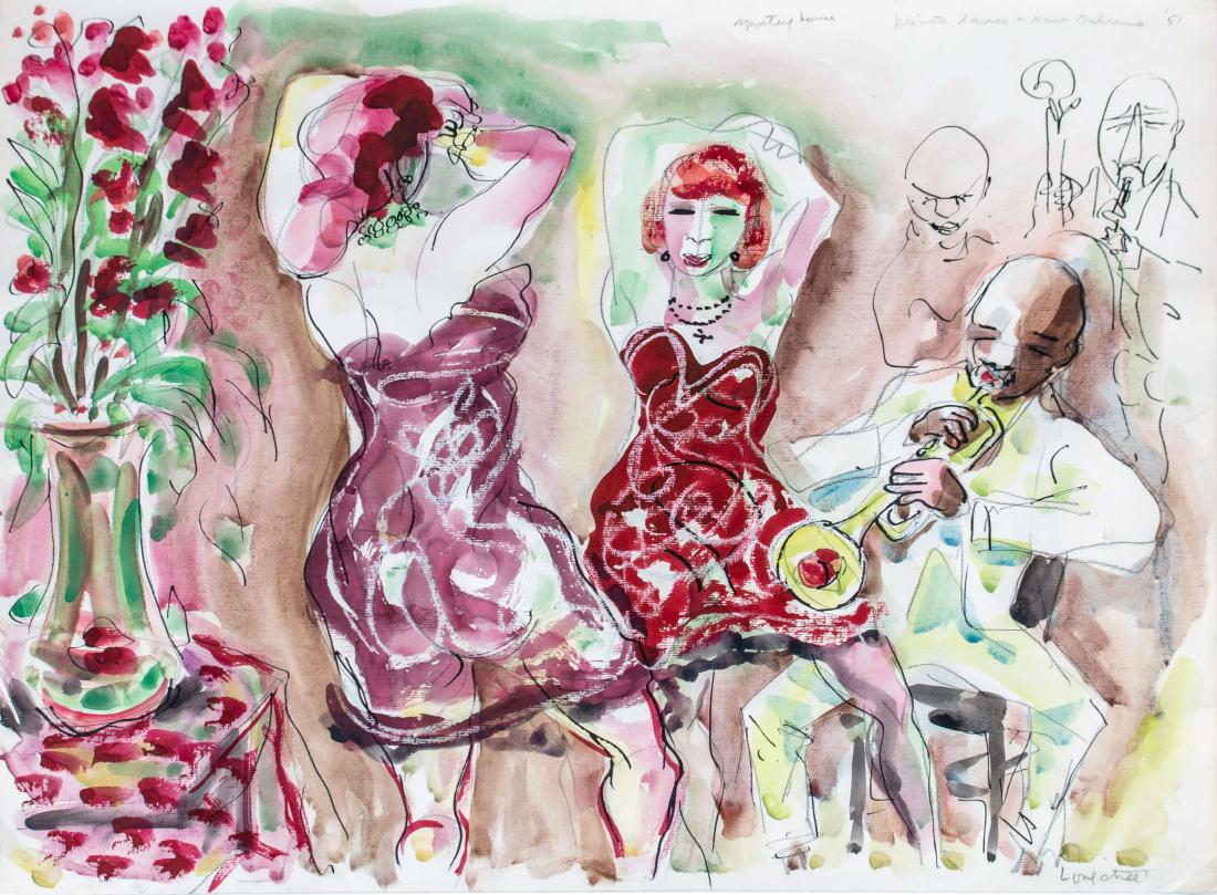 Stephen Longstreet (American, 1907-2002) Private Dance, (1 of 6)