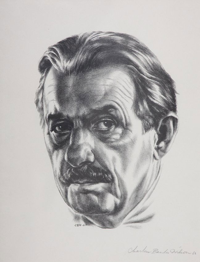 Charles Banks Wilson (American b. 1918) Portrait (1 of 5)