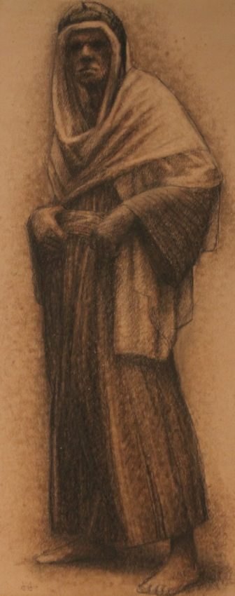 Joseph Jankowski (American b. 1916) Portrait of an Arab (1 of 6)