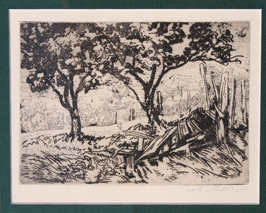 Henry G. Keller (American 1869-1949) Trees (1 of 6)