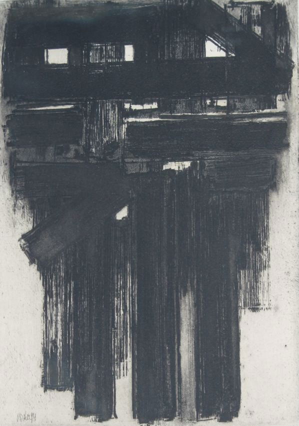 Pierre Soulages (French b.1919) (1 of 7)