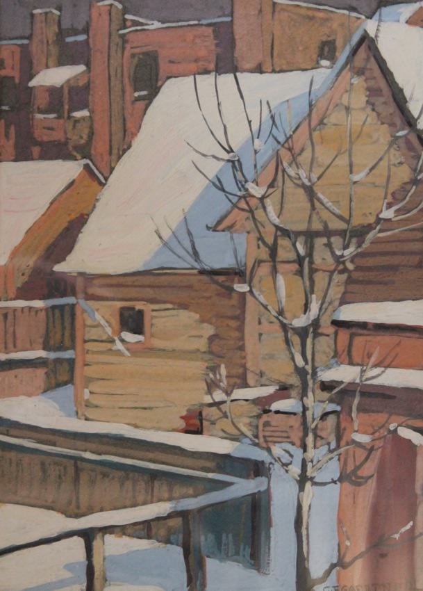 Carl Gaertner (American 1898-1952) New Snow Cleveland (1 of 8)