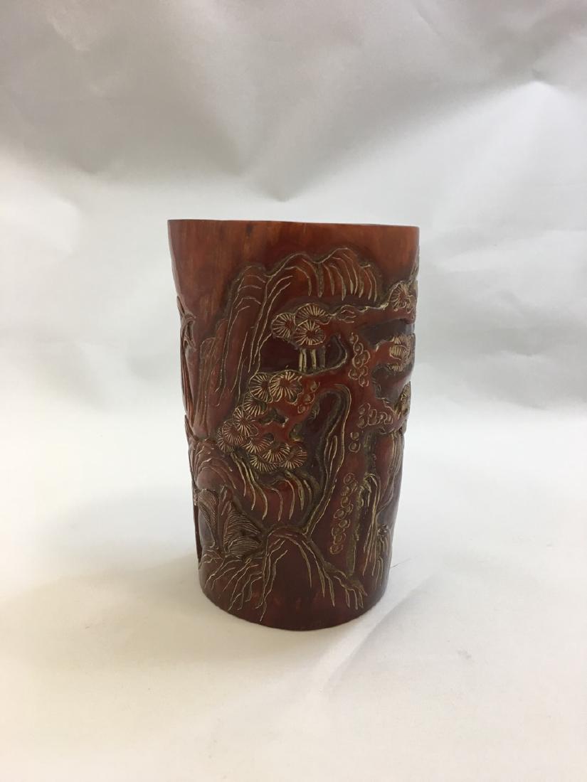 Chinese Libation Cup Old Horn (1 of 4)