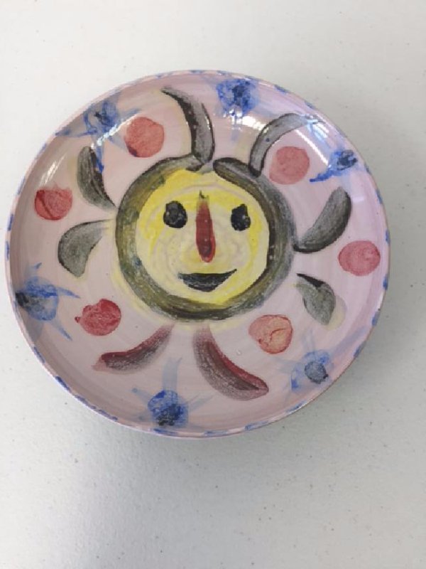 Picasso, Signed & Attributed Pottery Plate (1 of 3)