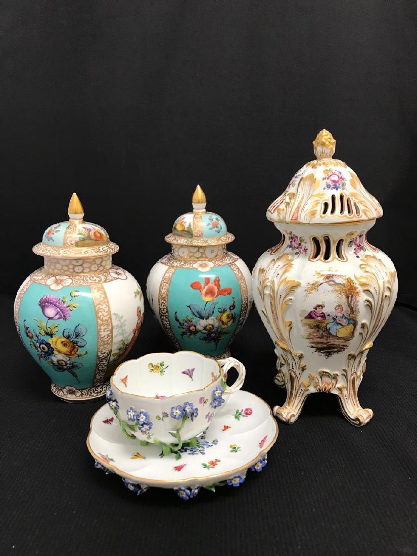 4 European Porcelain Items Including Meissen (1 of 12)