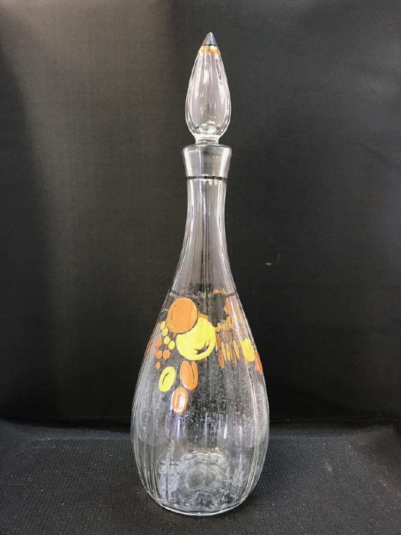 Marcel Goupy Art Deco Enameled Bottle: Marcel Goupy Art Deco Enameled Bottle - 13'' H x 4'' W (from Long Island, NY home)