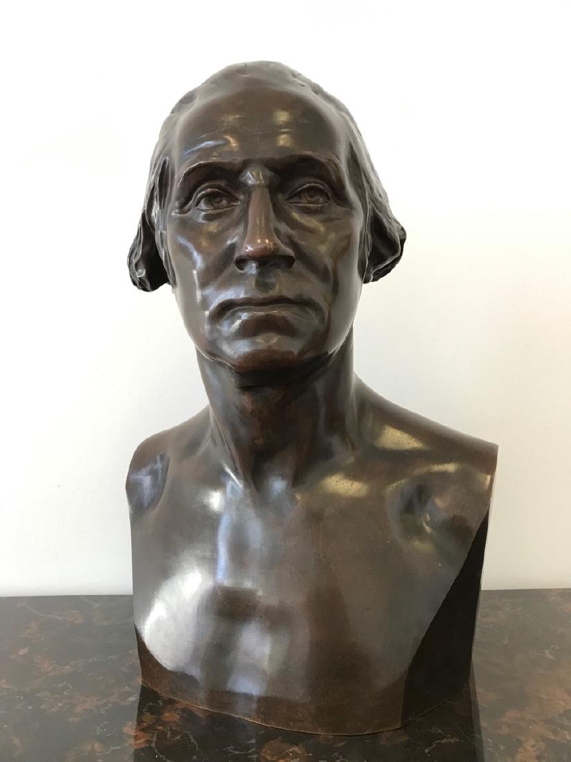 Rare & Important Bronze Life-Size Bust of George (1 of 7)