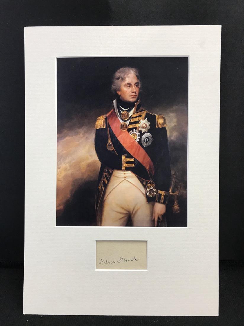 Horatio Nelson Bronte Ink Signature (Attribution) (1 of 3)