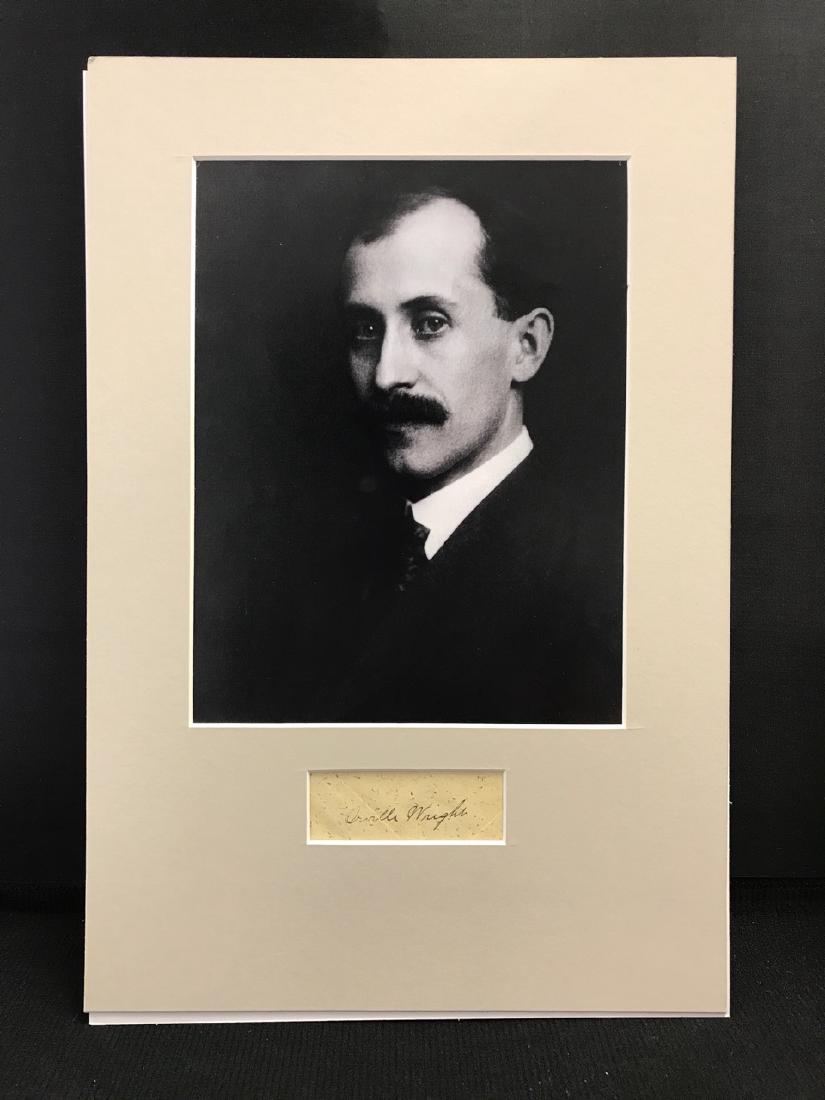 Orville Wright Ink Signature (Attribution) (1 of 3)