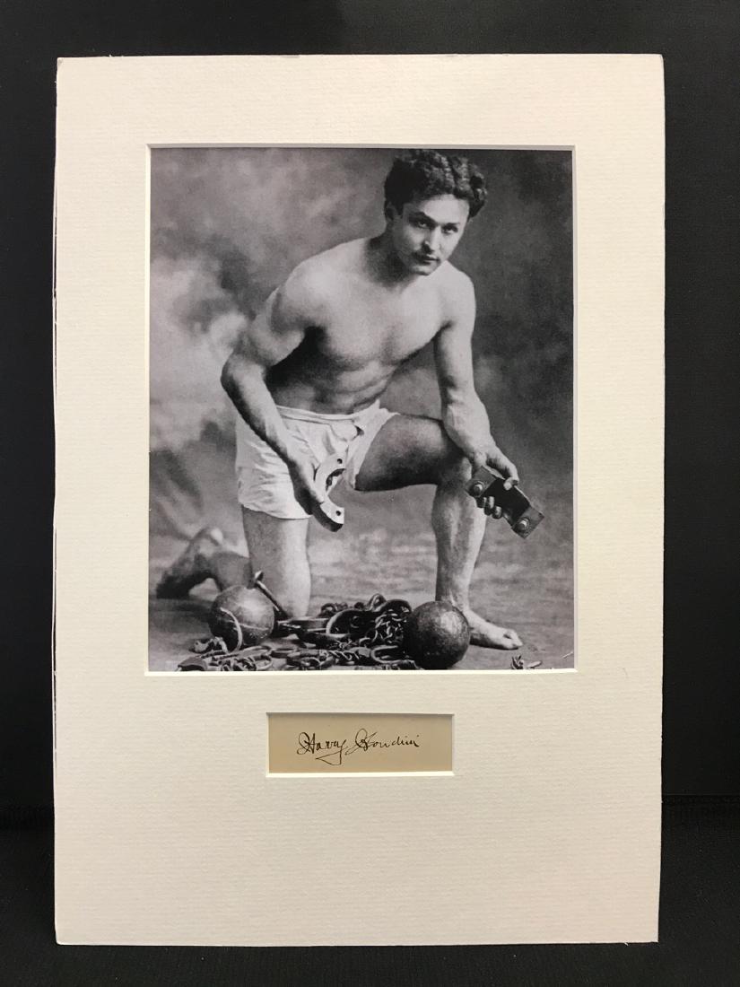Harry Houdini Ink Signature (Attribution) (1 of 3)